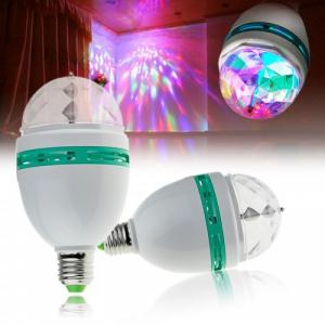 Bec disco rotativ Full Color LED mini party light JA-699