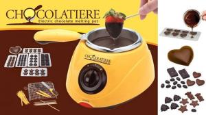 Aparat de topit ciocolata si set fondue Chocolatiere