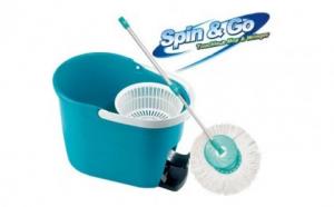 Mop rotativ Spin and Go + Cadou rezerva mop