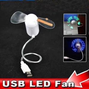 Ventilator USB brat flexibil cu diverse mesaje luminoase