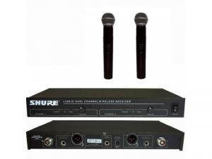 Sistem wireless set microfoane profesionale SHURE LX88-II
