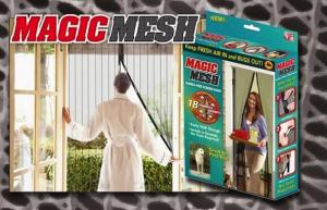 Perdea cu inchidere magnetica anti insecte  Magic Mesh Colorata