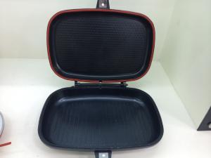 Tigaie teflonata doubletta tip grill