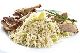 Partridge condimentate cu legume Orez Basmati.