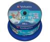 CD-R Verbatim 52x Spindle DataLifePlus Inkjet Printable