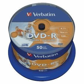 Verbatim DVD-R 43649 16x 4.7GB INKJET