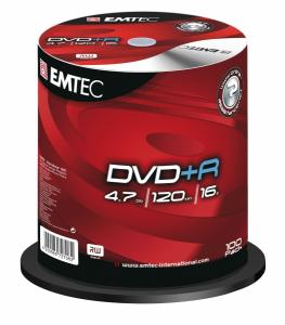 Emtec DVD+R 4.7GB 16X 100PK