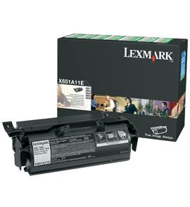 Cartus Lexmark X651A11E Black