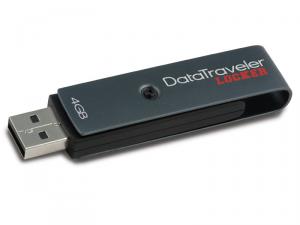 Flash USB Kingston 4GB Data Traveler Locker cu incriptare