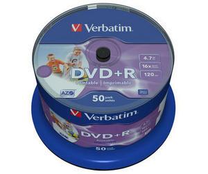 Verbatim DVD-R 43512 16x 4.7 GB Inkjet