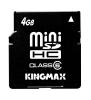 Card memorie kingmax mini-sdhc 4gb
