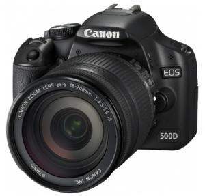 Camera Foto Digitala Canon EOS 500D + EF-S 18-200 IS