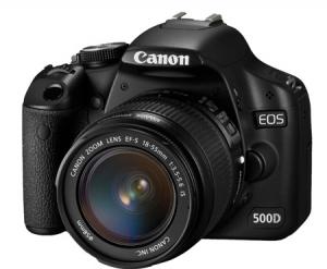 Camera Foto Digitala Canon EOS 500D + EF-S 18-55 IS