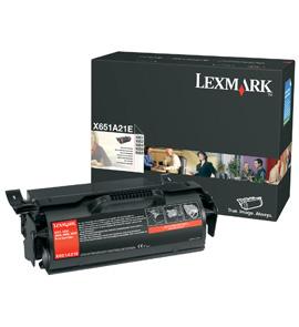 Cartus Lexmark X651A21E Black