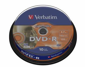 Verbatim dvd+r 16x lightscribe 1.2