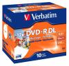 Verbatim dvd-r 12x dual layer inkjet