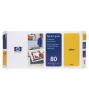 Cartus cerneala hp 80 c4823a yellow