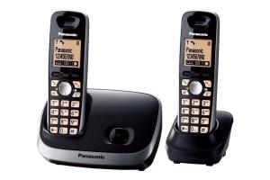 Telefon fara fir DECT Panasonic KX-TG6512FXB Twin