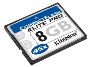 Card memorie Kingston CF Card 8GB Elite Pro 133X