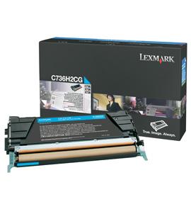 Toner lexmark c736h2cg cyan