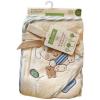 Prosop de baie 76x76 cm cu prosop mic 25x25 cm - bobobaby - albastru