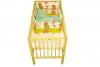 Lenjerie MyKids Teddy Gradina Albastru 4 Piese 140x70