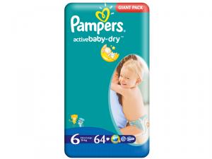 Scutece PAMPERS Giant Pack 6 Active Baby