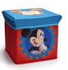 Taburet si cutie depozitare jucarii Mickey Mouse Clubhouse