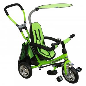 Tricicleta cu sezut reversibil Safari Break 360&deg; Green