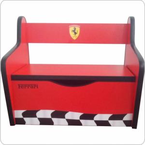 Bancuta lemn Ferrari cu spatiu de depozitare