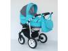 Carucior copii 3 in 1 MyKids Germany Albastru Deschis