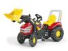 Tractor cu pedale copii rolly toys 046775 rosu