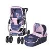 Carucior pentru papusi 3 in 1 Coco Denim Butterfly