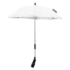 Umbreluta parasolara Chipolino pentru carucioare cu volanase white 2014