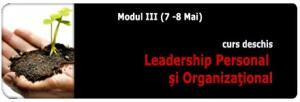 Training Ledership personal si organizational-modul III-Programul lederul de platina