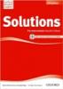 Solutions 2nd edition pre-intermediate: teacher's book and cd-rom pack