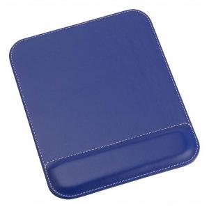 Mouse pad cu suport pentru mana, albastru