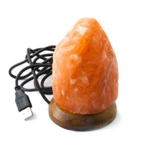 Lampa din sare de Himalaya cu USB