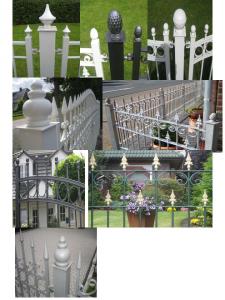 Elemente decorative pentru garduri si porti