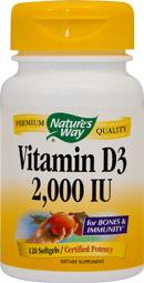 Vitamin D3 2000UI (adulti) 120 capsule