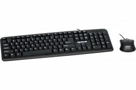 WIRED KIT SPACER USB QWERTY keyboard + optical mouse combo "SPKB-5253"