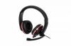 Casca spacer cu microfon, stereo, jack 3.5mm, gaming,