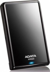 HDD ADATA extern (USB 3.0) 2.5", 1TB, design lucios, negru, LED indicator, 3 ani, "AHV620-1TU3-CBK"