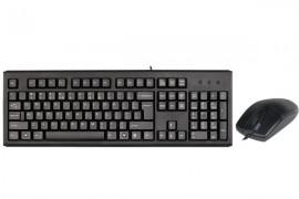 Kit A4TECH: Tastatura KM-720 PS2 + Mouse OP-620D PS2, Black