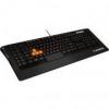 Tastatura SteelSeries APEX FNATIC, cu fir, US layout, neagra,  anti-ghosting 20 de taste, 5 zone de luminare independente cu 16.8 mil. culori, 8...