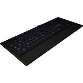 CANYON Keyboard CNS-HKB6 (Wired USB, Slim, with Multimedia functions, LED backlight, Rubberized surface), US layout