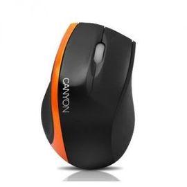 CANYON CNR-MSO01NO Input Devices - Mouse Box CNR-MSO01N (Cable, Optical 800dpi,3 btn,USB), Black/Orange