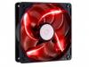 FAN FOR CASE COOLER MASTER SickleFlow 120x120x25 mm, w. 4 LED red, rifle bearing ''R4-L2R-20AR-R1''