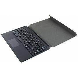 Dark blue color, Bluetooth keyboard for 10.1" Windows tablet , micro USB charging cable included,bilingual (EN)