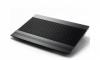 Stand notebook DeepCool 17" - 2* fan 140mm, 4* USB, aluminiu pur, black, "N8 Ultra Black''